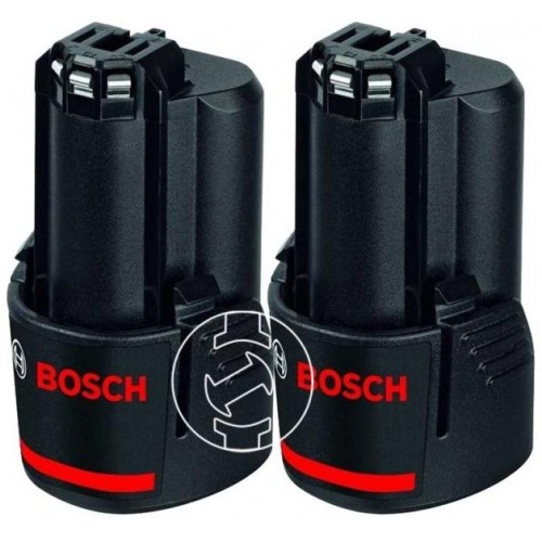 Акумулаторни батерии BOSCH 2xGBA 12V 3.0 Ah Professional, 12V, 3Ah - 1600A00X7D - За акумулаторни инструменти