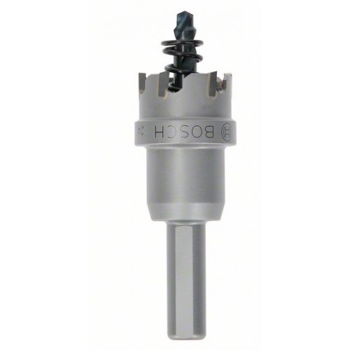 BOSCH Карбидна TCT Боркорона 24 mm - 2608594134 - Диаметър: 24 mmРаботна дължина: 5 mmПодходящ за обработваеми материали (детайл): Неръждаем стомана/InoxЛамариниСтомана/черен металЛамарина на каросери BOSCH Карбидна TCT Боркорона 24 mm - 2608594134 - Карбидна серия консумативи за циркуляри BOSCH