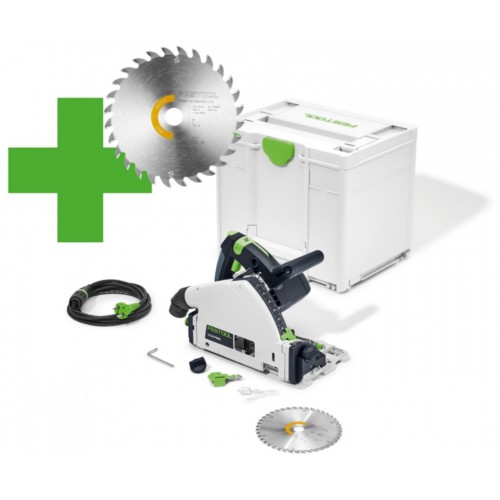 FESTOOL ПОТАПЯЩ ЦИРКУЛЯР TS 55F PLUS MT EDT + ДИСК