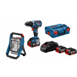 Bosch акумулаторен винтоверт gsr 18v-60 c 3 x 4.0 ah + акумулаторна лампа gli 18v-1900 Bosch акумулаторен винтоверт gsr 18v-60 c 3 x 4.0 ah + акумулаторна лампа gli 18v-1900