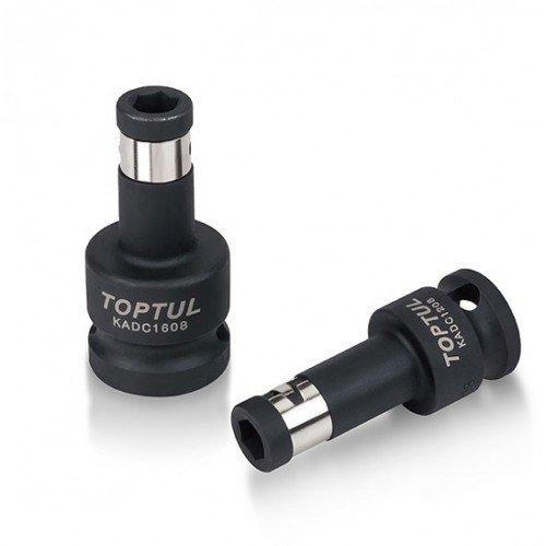 TOPTUL АДАПТОР УСИЛЕН 1/2DR.x1/4HEX - KADC1608 - Вложки, ударни вложки и аксесоари