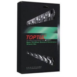 TOPTUL - Комплект звездогаечни ключове, матирани, 8 бр.