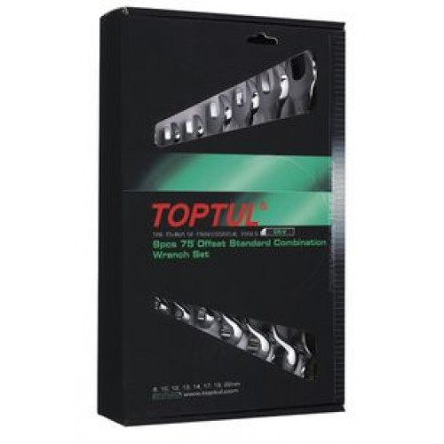 TOPTUL - Комплект звездогаечни ключове, матирани, 8 бр. TOPTUL - Комплект звездогаечни ключове, матирани, 8 бр.