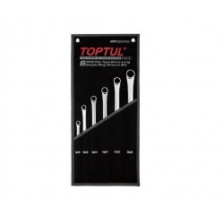 TOPTUL - Комплект дълги ключове, матирани 8-24 mm, 6 бр.