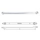 TOPTUL - Комплект дълги ключове, матирани 8-24 mm, 6 бр. TOPTUL - Комплект дълги ключове, матирани 8-24 mm, 6 бр.
